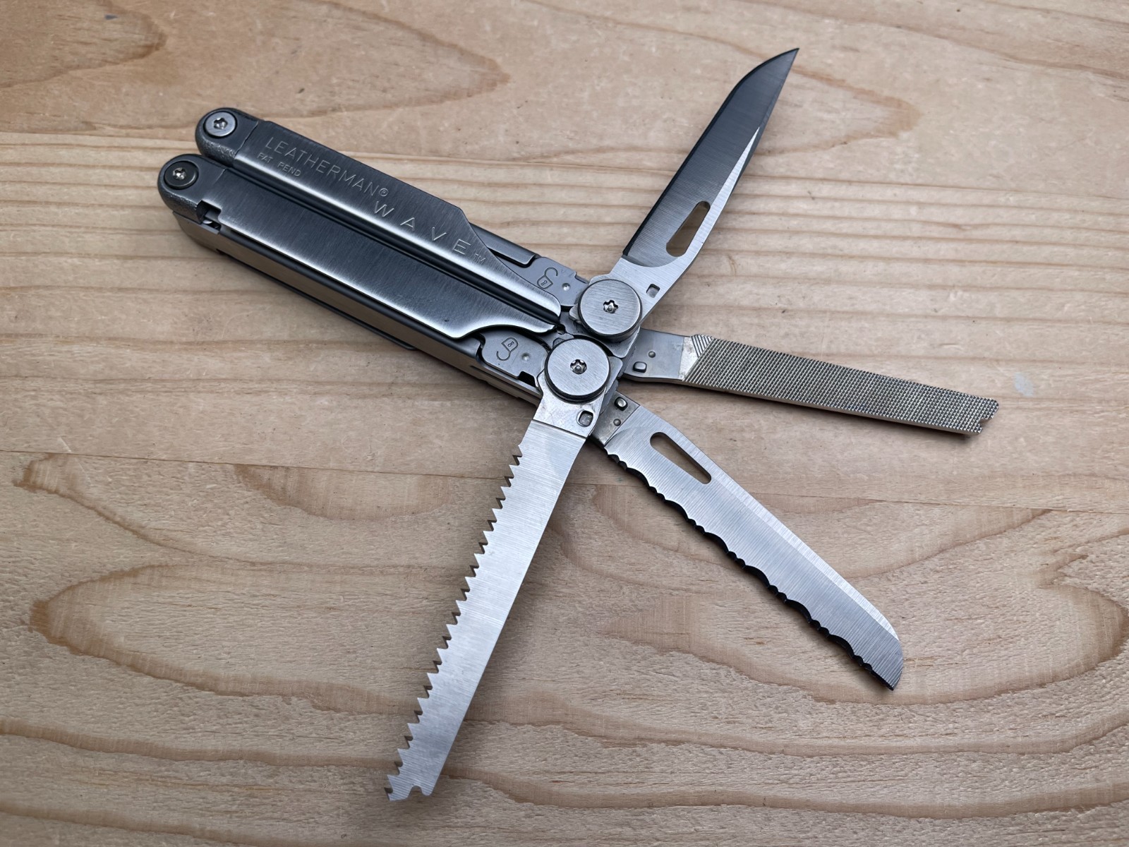 Leatherman Wave Multi-tool Knife w/Nylon Sheath 09/00 – Early Version, Very Nice