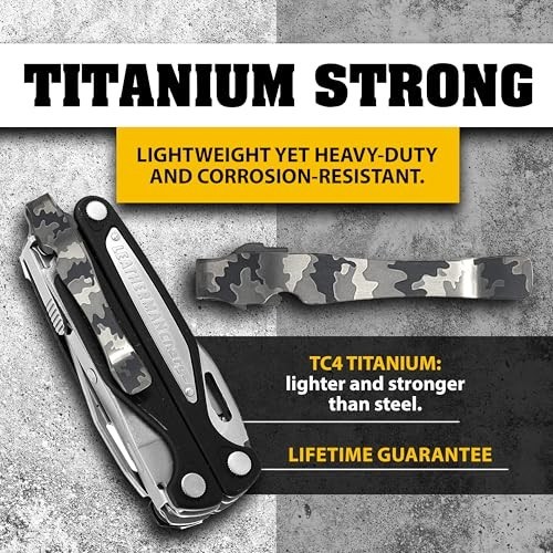 Pocket Clip for Wave, Wave Plus, Alpha, Surge, Charge AL – Titanium TC4 – Quick