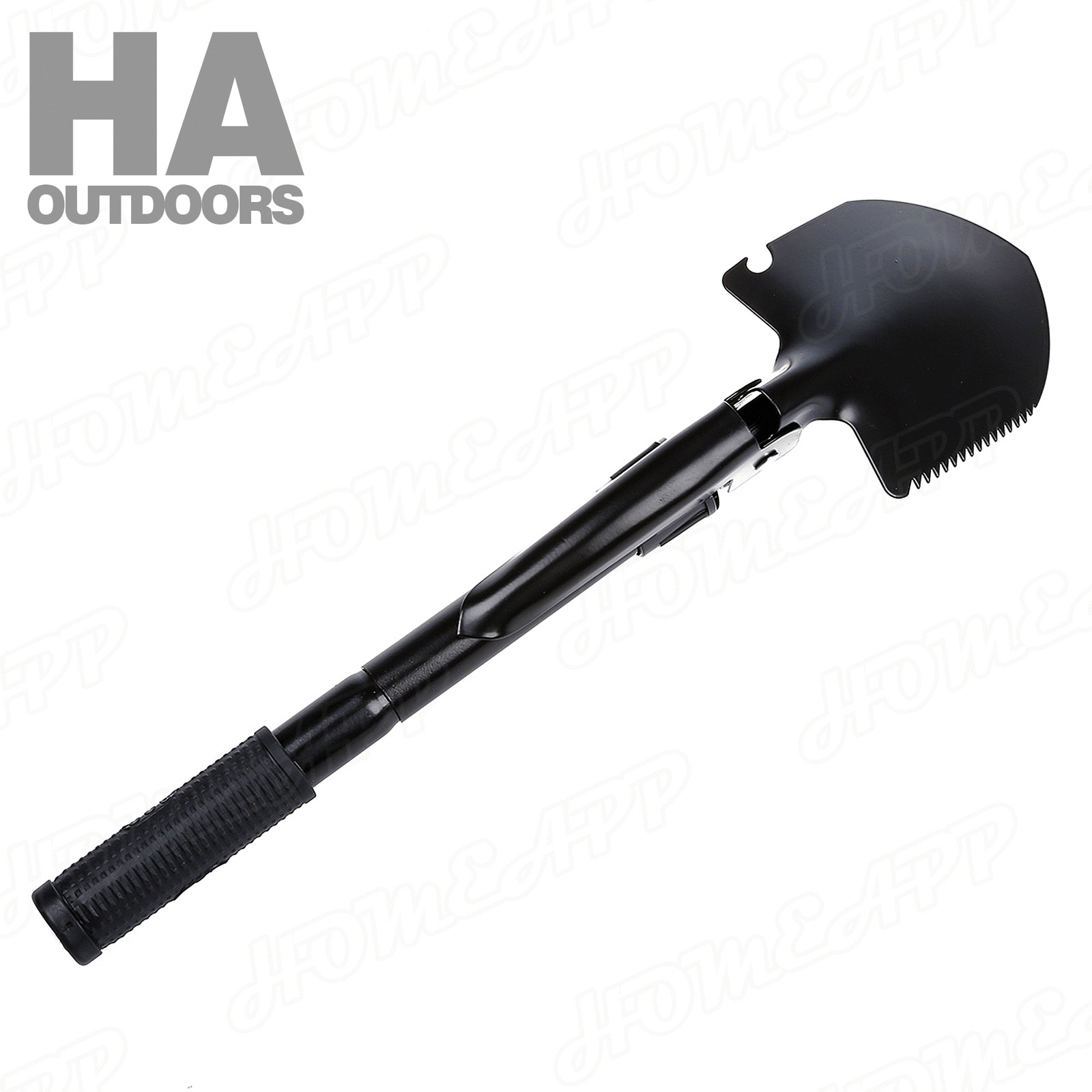Survival Folding Shovel Outdoor Garden Camping Hiking Spade Foldable/Black