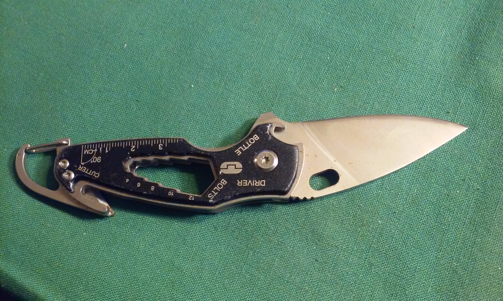 True Utility Smart Knife Folding Pocket Knife 7-in-1 Multi-Tool unused Blade
