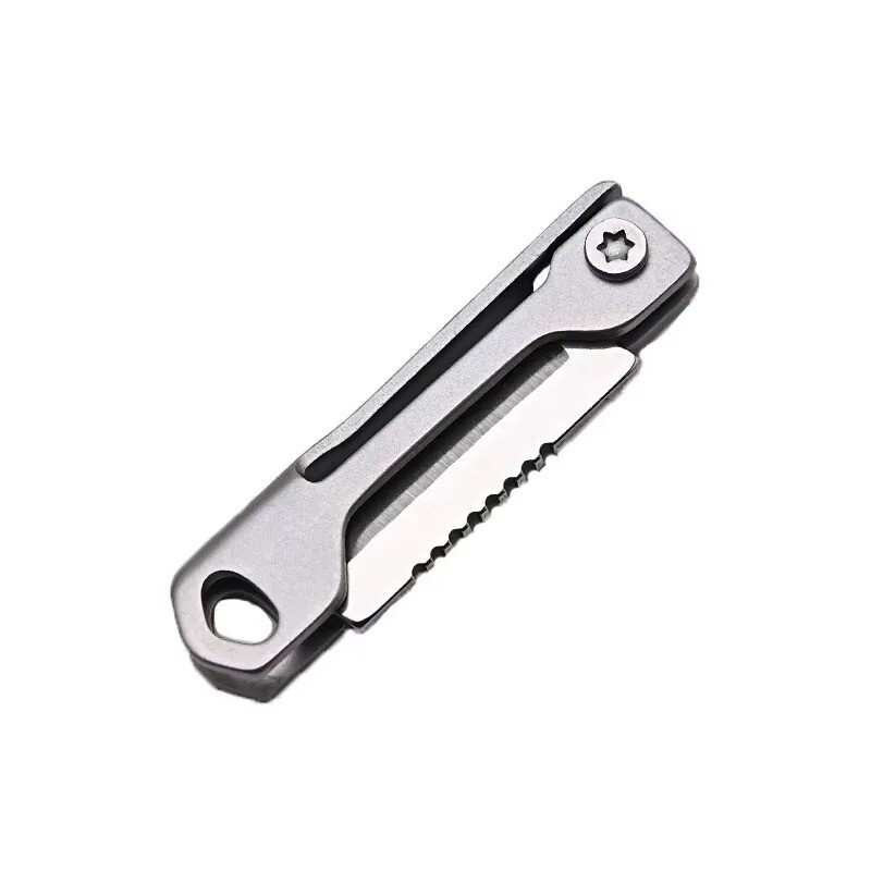 Mini Folding Pocket Knife Keychain – Stainless Steel Outdoor Camping Tool