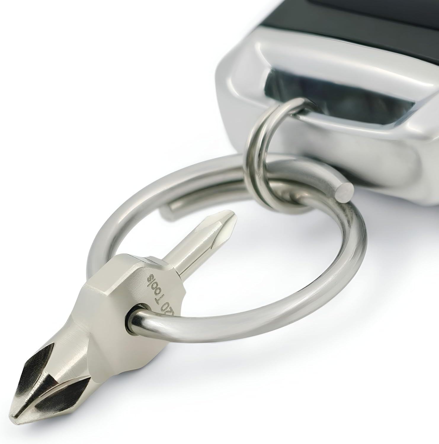 Small Screwdriver Keychain with Phillips Head – Tiny EDC Pocket Tool (P1, P2) Si