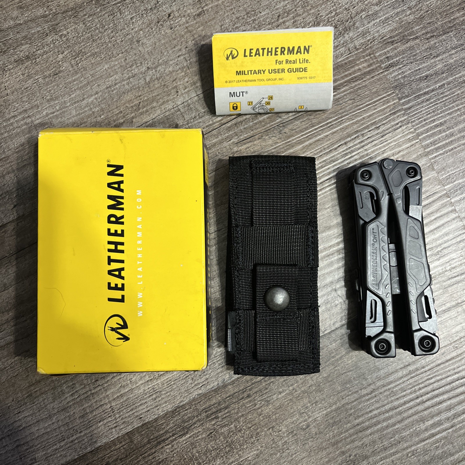 Leatherman OHT Multi-Tool Knife Discontinued! BLACK! Excellent