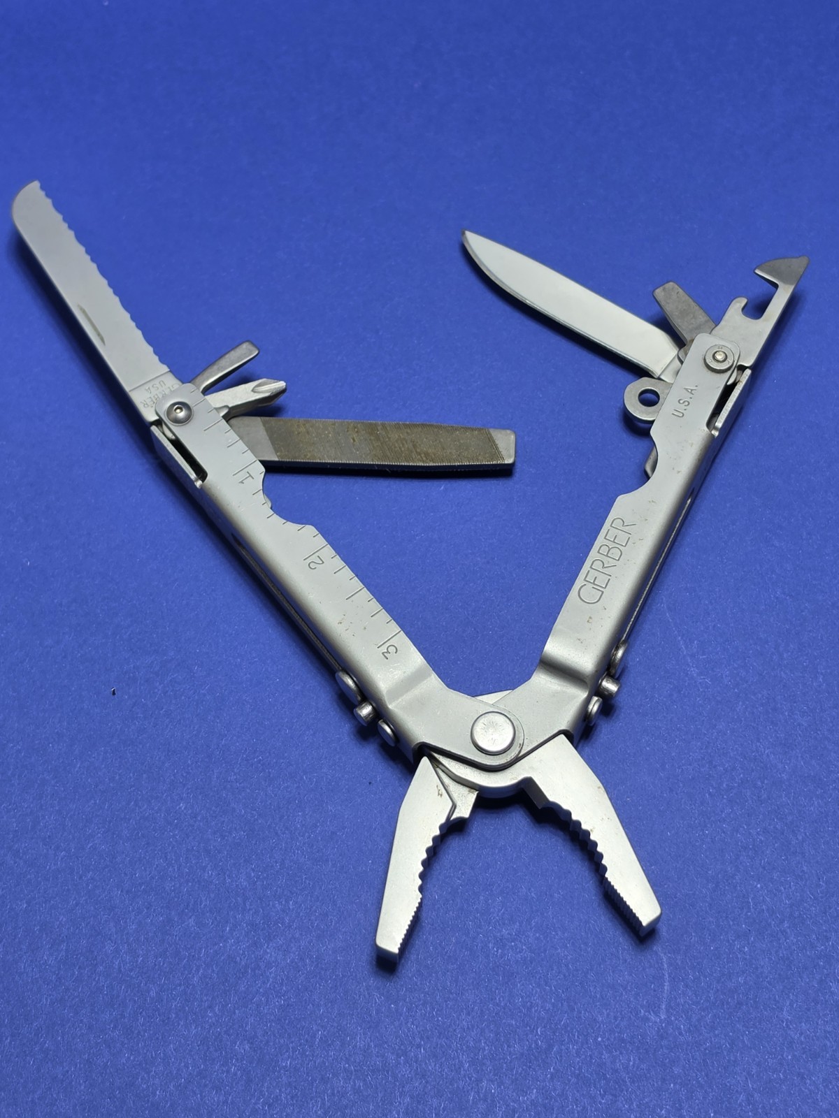 Gerber Multi-Plier Retractable Mr Pinchy Jaws MP600 w/Sheath 1991 Retired Rare