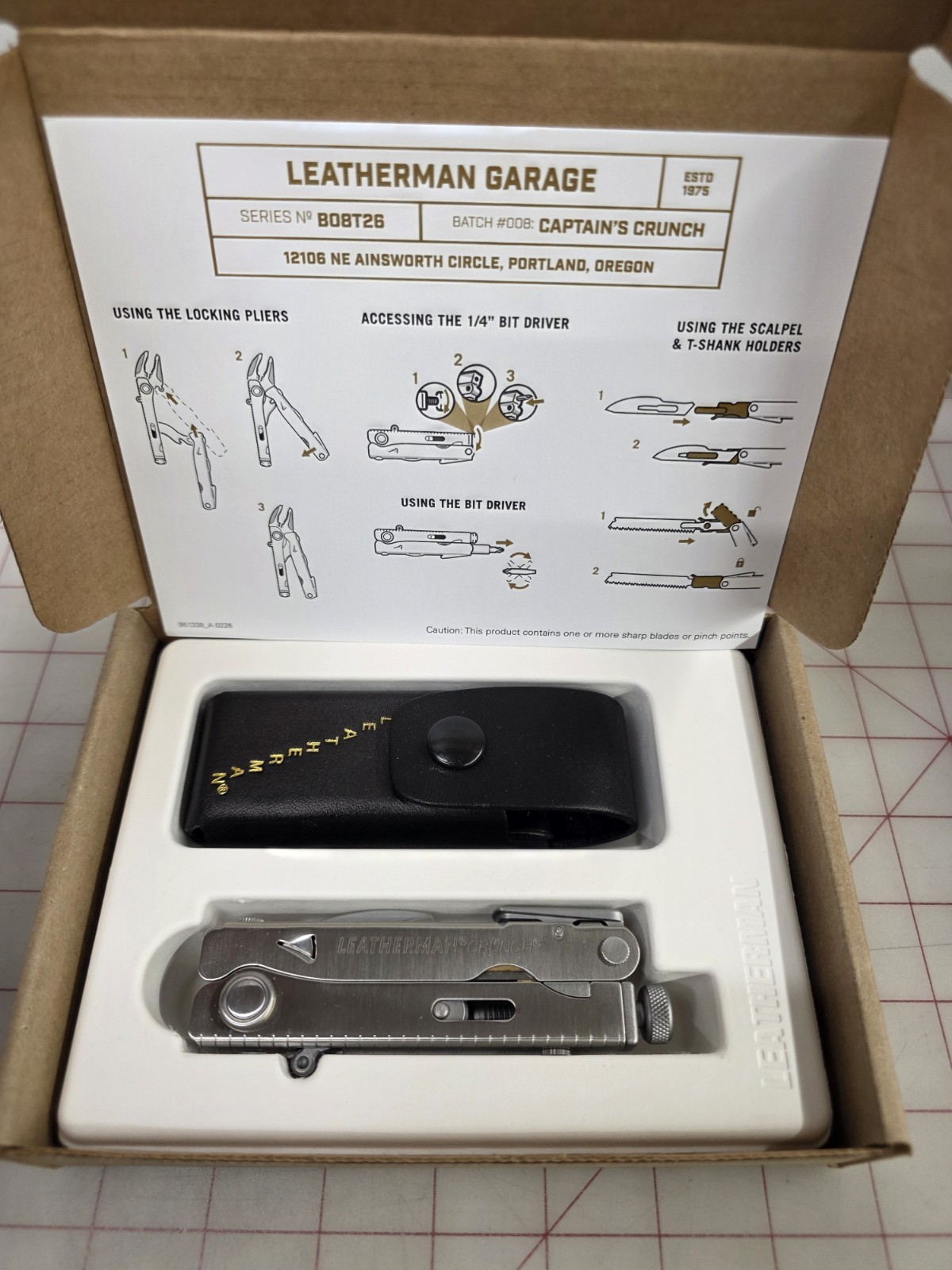 Leatherman Garage Batch #008 Captain’s Crunch Final Run Multitool Vise Grip
