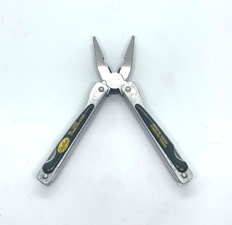 Sheffield 12000 11-in-1 Multi-Tool Needle Nose Pliers Knife W or Without Sheath