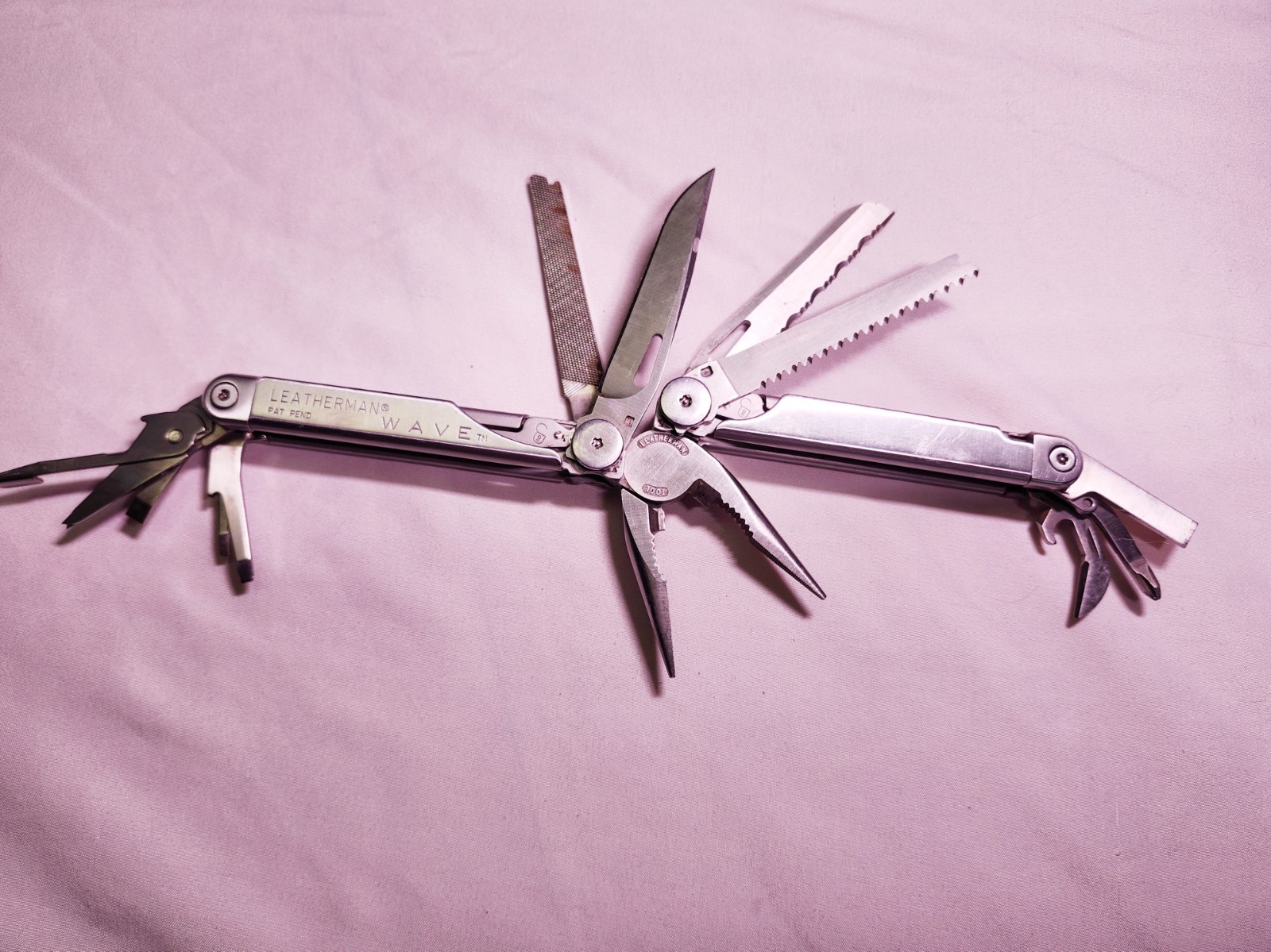 Leatherman Wave PAT PEND 1998–2000 Early First Gen + Leather Sheath Vintage