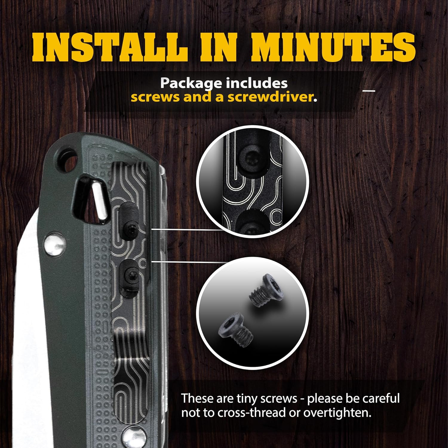 Pocket Clip for Leatherman Free P & T Series, ARC, Bond and Curl Multi-Tools | T