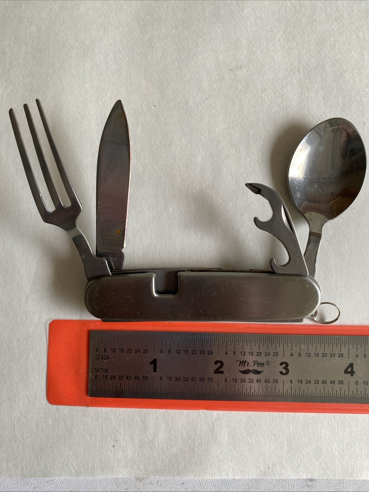 Lot – 5 Various Brands Camping Kit Mini & Full Size Multi Tool Mess Kit Tool Set