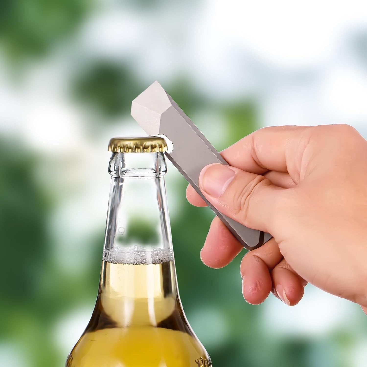 Titanium EDC Multi-Tool Pry Bar with Bottle Opener