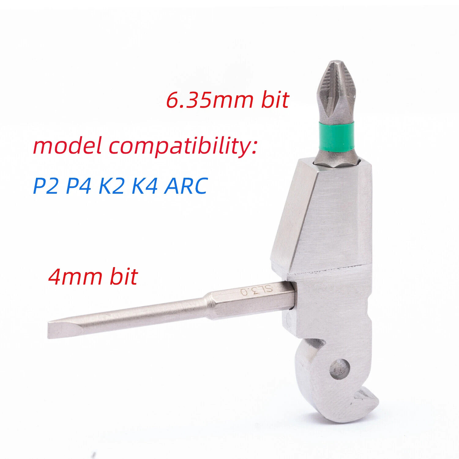Bit Driver Holder Screwdriver Stainless Steel For Leatherman P2 P4 K2 K4 ARC