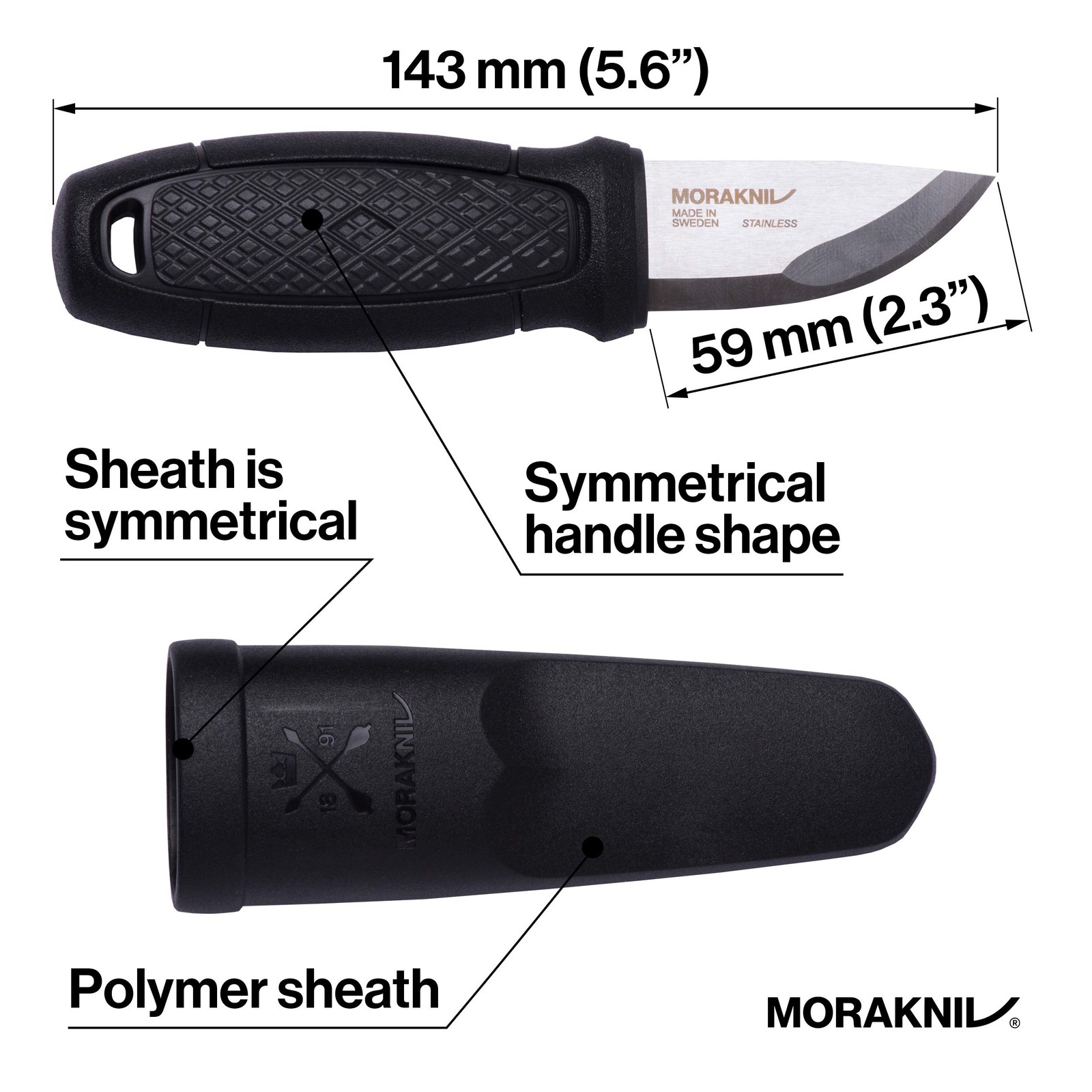 Morakniv Outdoor Knife Pocket Sized Red 2016 Award Winning Camping Hiking Tool