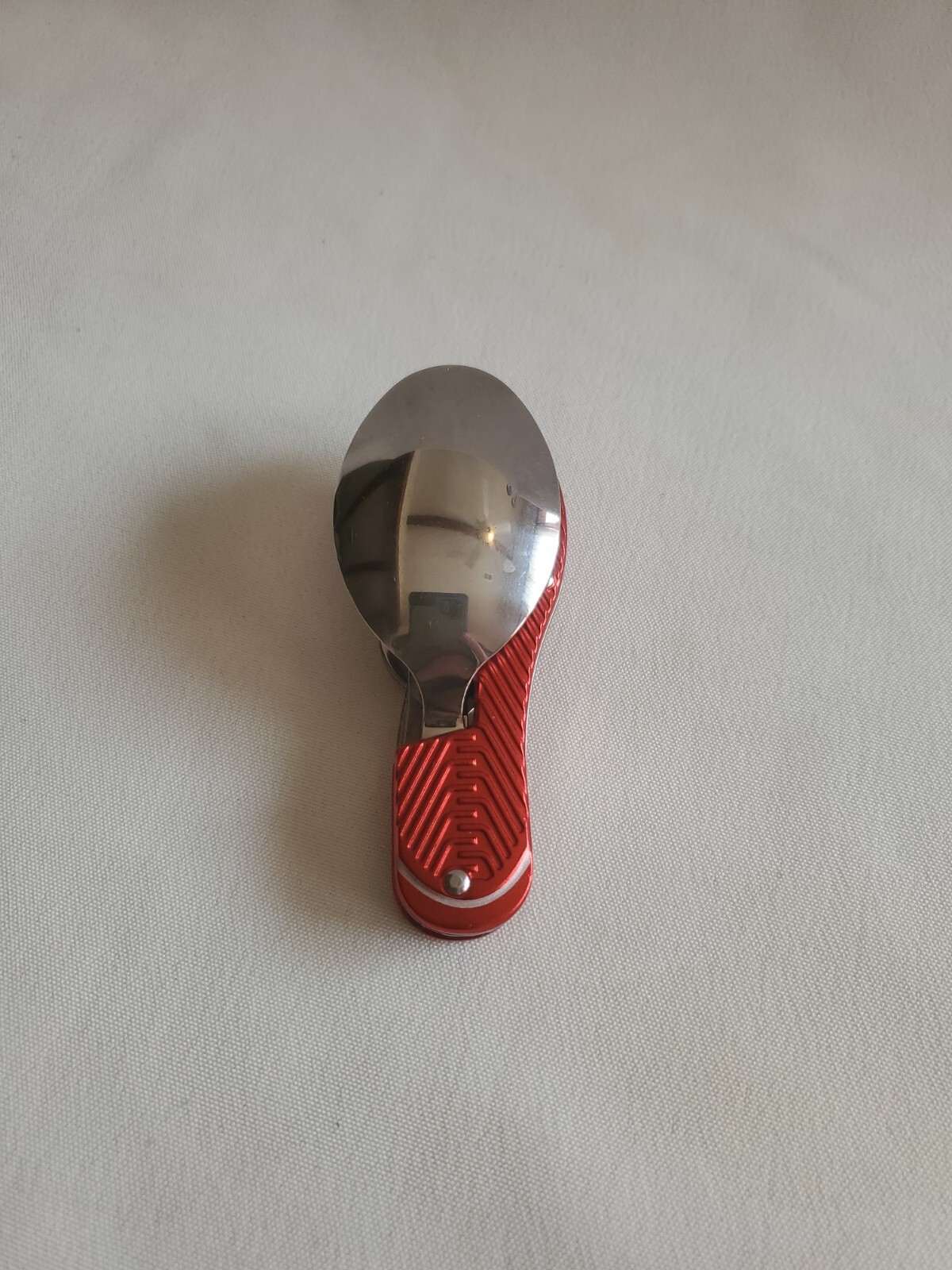 3 in 1 Foldable Camping Hiking Picnic Cutlery Fork Spoon Bottle Opener 2 Pieces