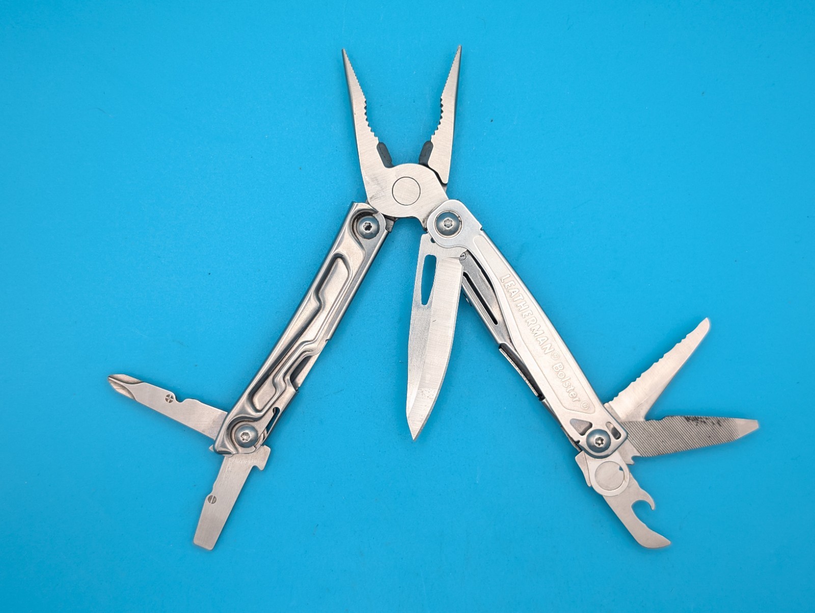 Leatherman Bolster 13 Tool Stainless Steel Multi-Tool!