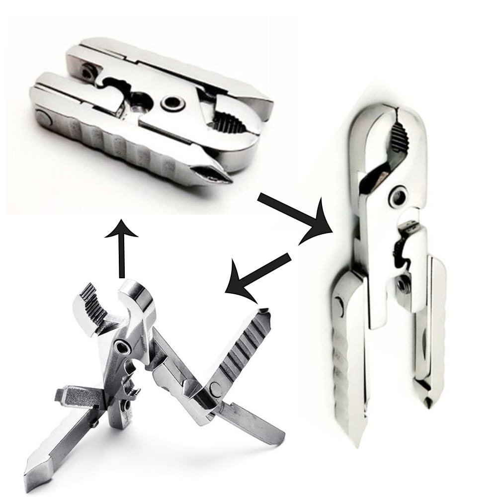Stainless Steel Folding Maintenance Multifunctional plier,Portable Key Chain …