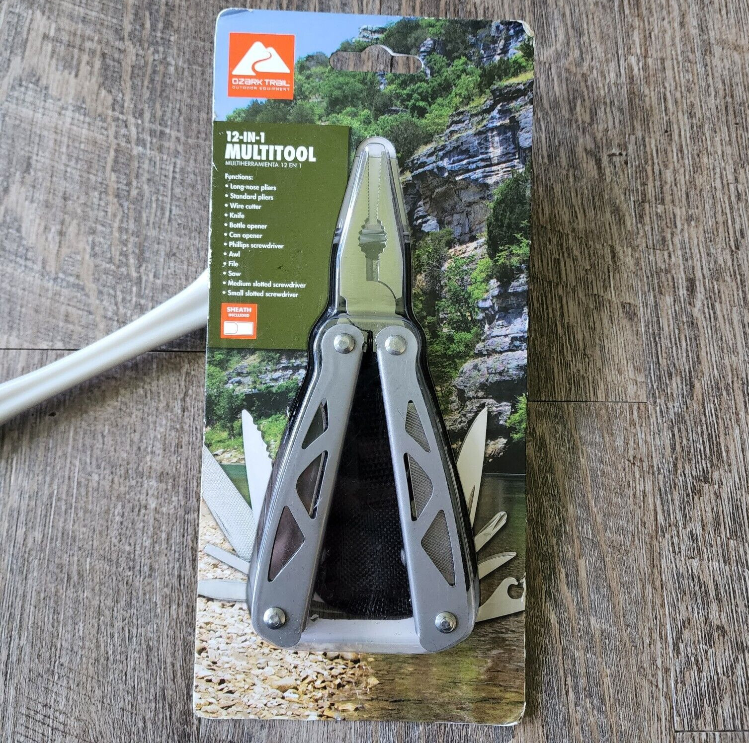Ozark Trail 12 In 1 Multi-Tool W/ Sheath – Camping Outdoor Hiking – 8703
