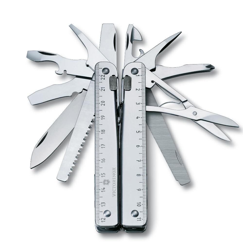 SwissTool VICTORINOX Folding SwissToolX 3.0327.N Silver Stainless Steel Nylon