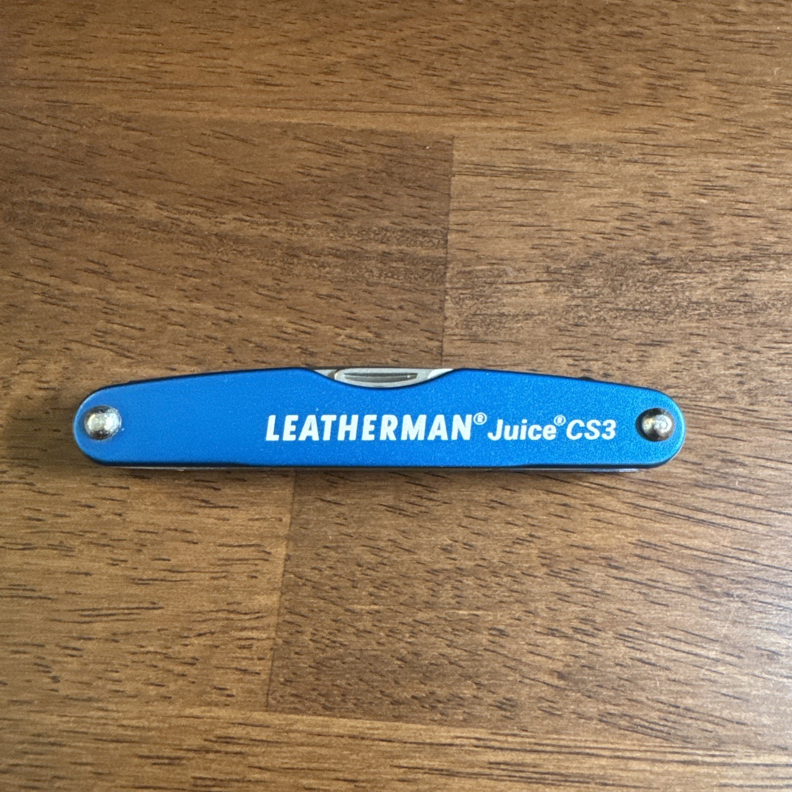 Retired Rare Leatherman Columbia Blue Juice CS3 Multi Tool! Great!