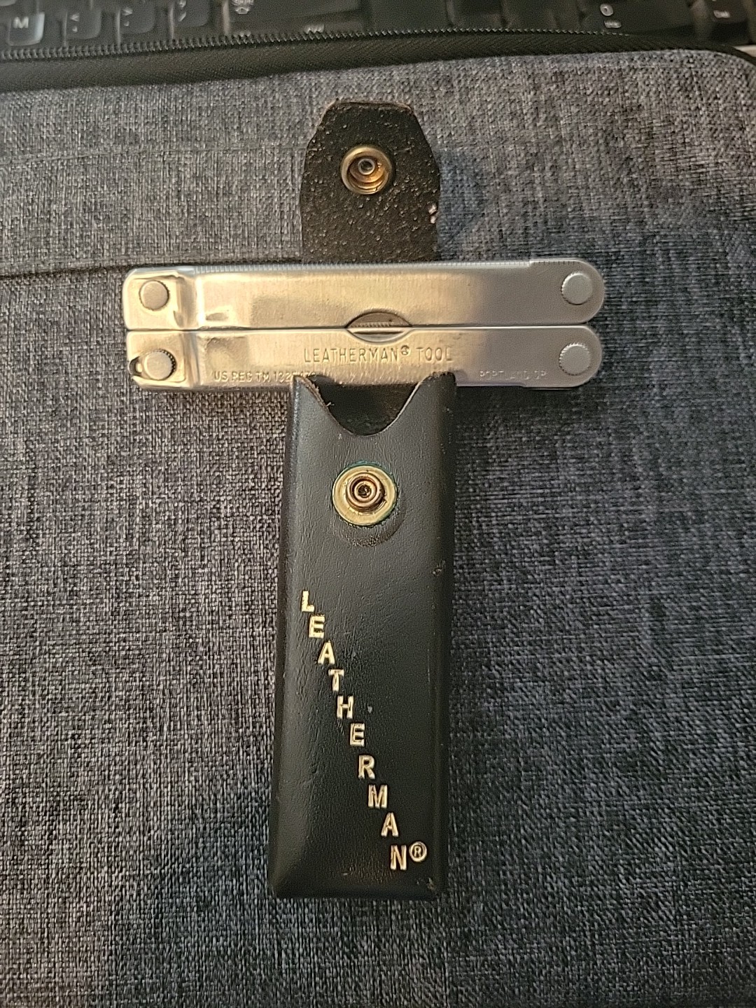Vintage Original Leatherman Multi-Tool Portland OR TM 1325473 w/ Leather Sheath