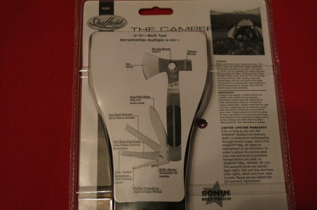 Sheffield 12301 12 In 1 Camper Multi Tool Great For Hunting Camp Must Have This