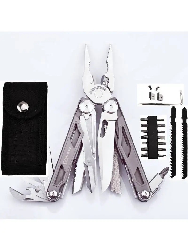Daicamping DL30 Multi-Tool 21-in-1 Folding Pliers Knife Saw Screwdriver EDC
