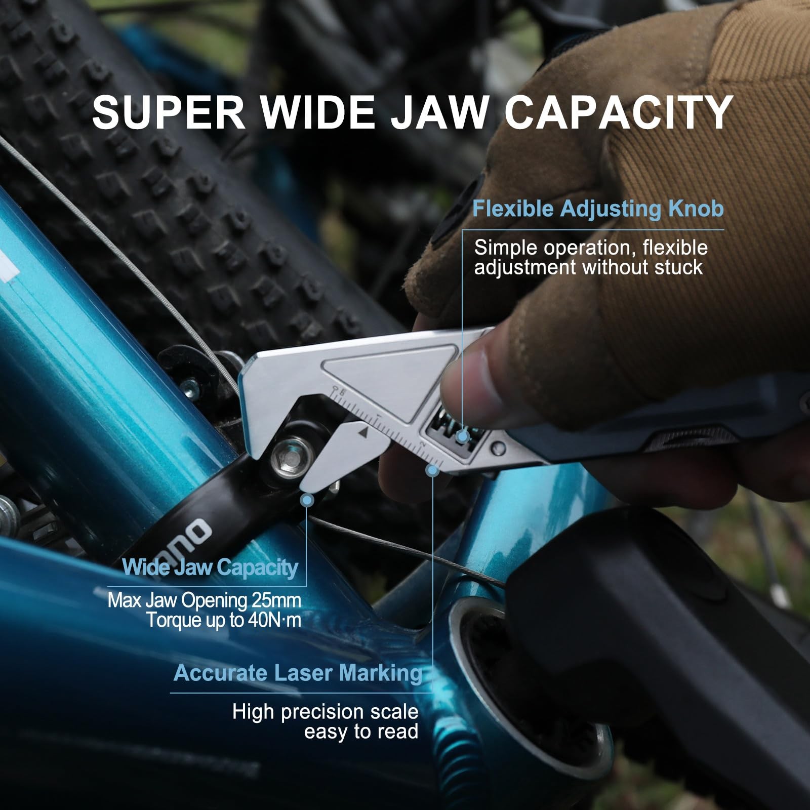 EDC Multi Tool, 6 in 1 Wrench Multitool with Knife, Flat/Phillips Screwdriver…