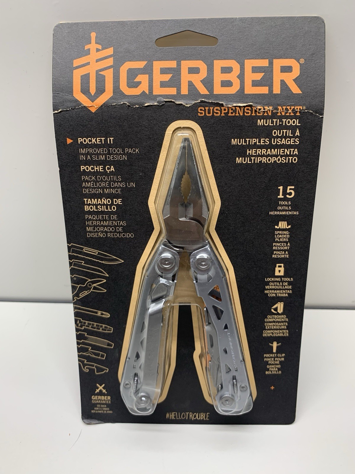 Gerber Suspension-NXT Stainless Steel Multi Tool 15 Tools 31-003889 NEW