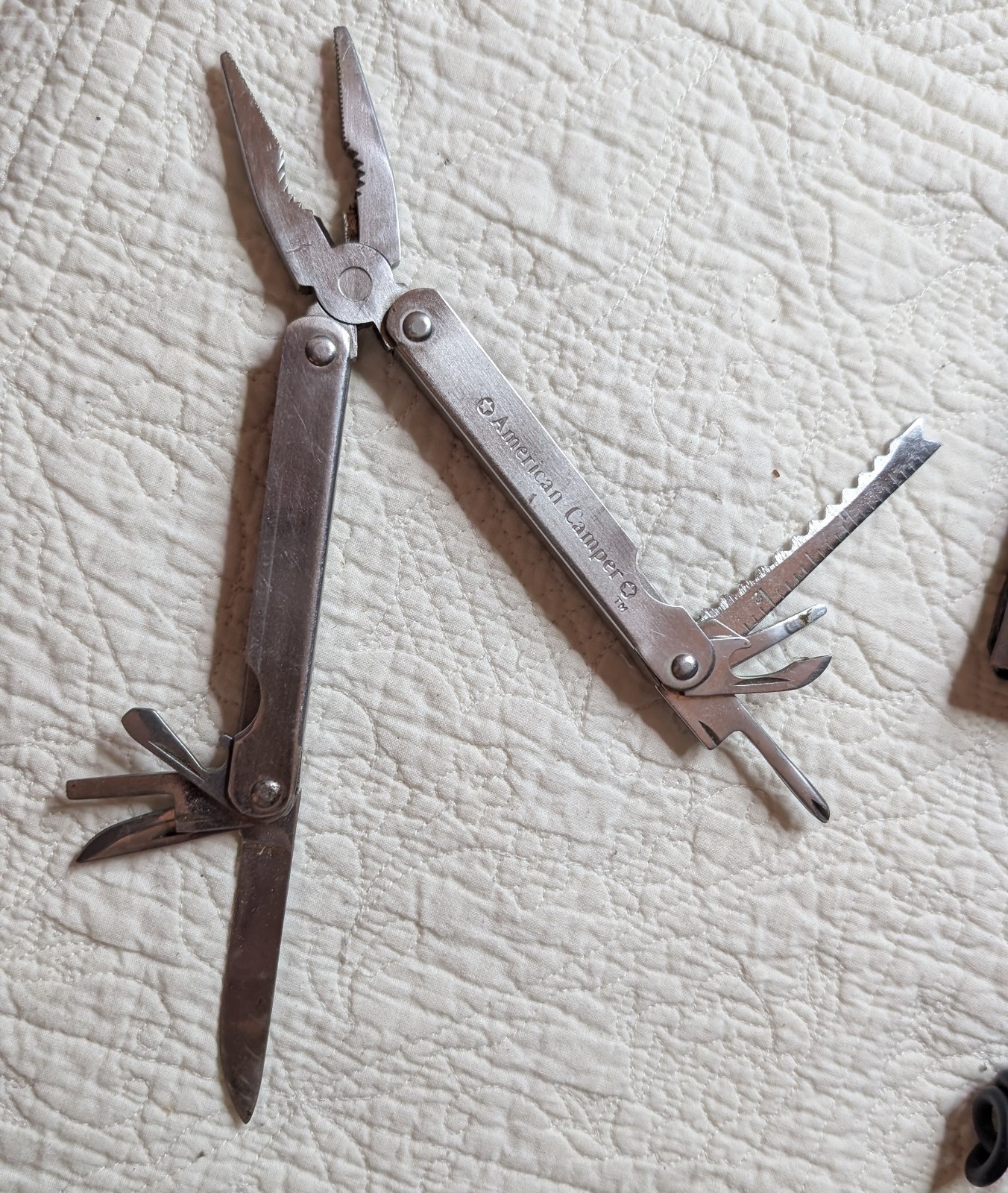 American Camper Multi-Tool with Brown Sheath
