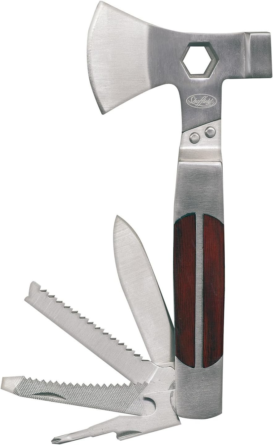 14-in-1 Multitool Stocking Stuffers Camping Hatchet Comes W/ 1680D Polyester