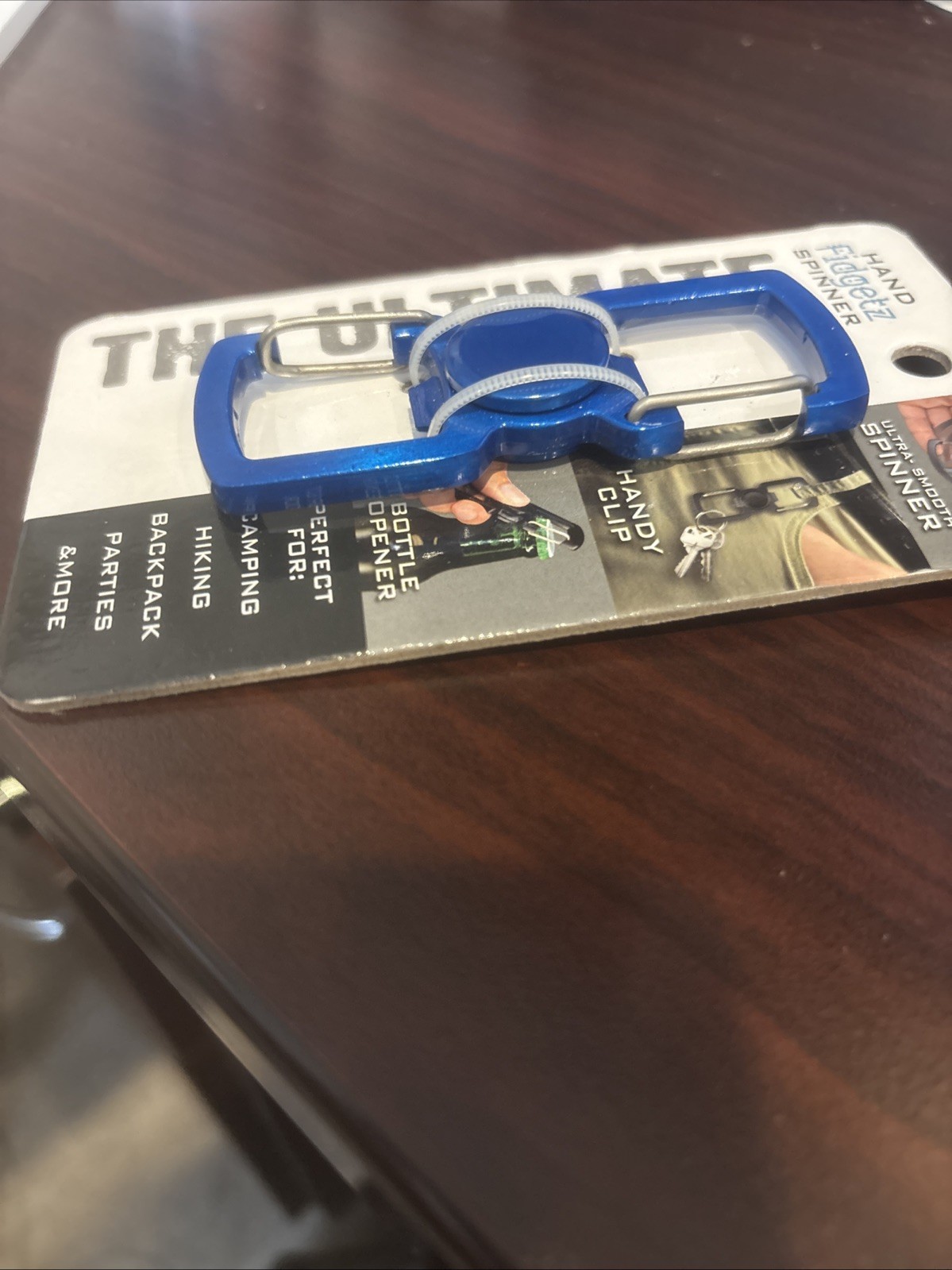New Key Carabiner Bottle Opener and Fidget Spinner All In One EDC Tool