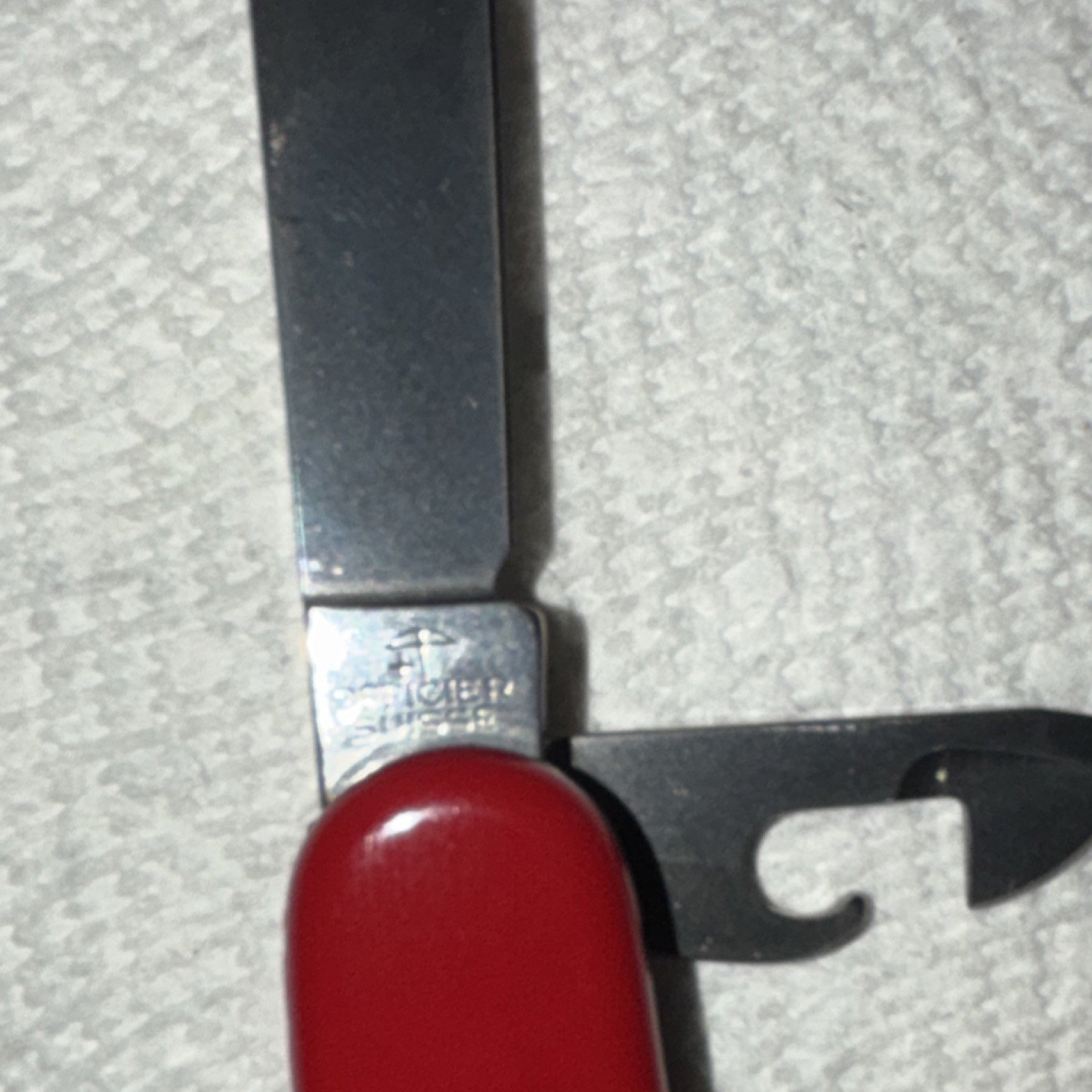 Victorinox Swiss Army Multi-Tool Stainless Steel 9 Tools w/ Case Vintage