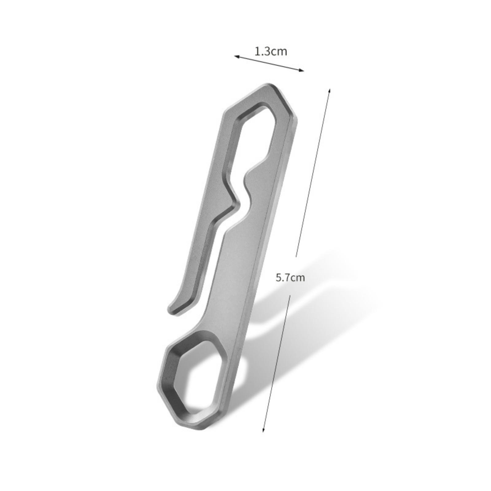 Titanium Alloy EDC Keychain Clip Quick Release Belt Hook Lightweight Non Fade