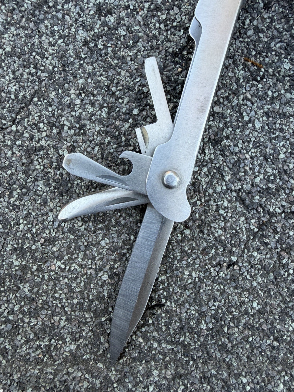 Vintage American Camper Multi-Tools, Lot of 4, Pocket Knife Pliers Screwdriver