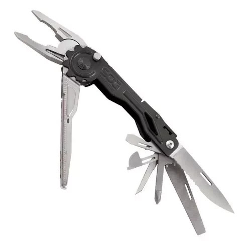 SOG Daily SwitchPlier 2.0, 12-in-1 Multi-Tool w/ One-Hand Deploy – SWP1001-CP