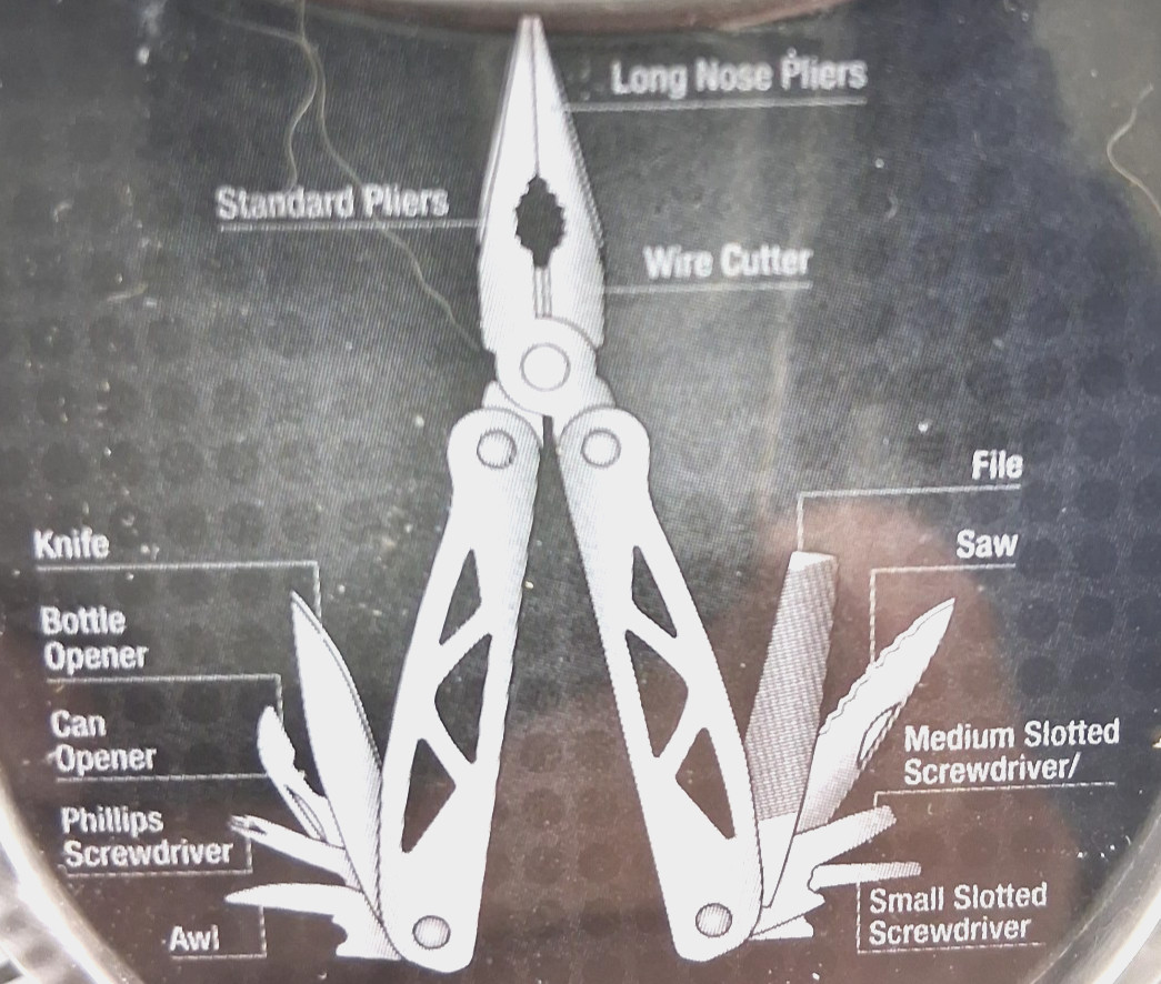 12-in-1 Multi Tool w/ Sheath – Sheffield – # 5725 – New in Sealed Retail Package