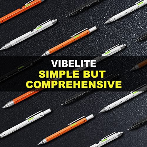 Gifts for Men Dad Him, 9 in 1 Multitool Pen Set, Gadgets for Men Gifts Silver