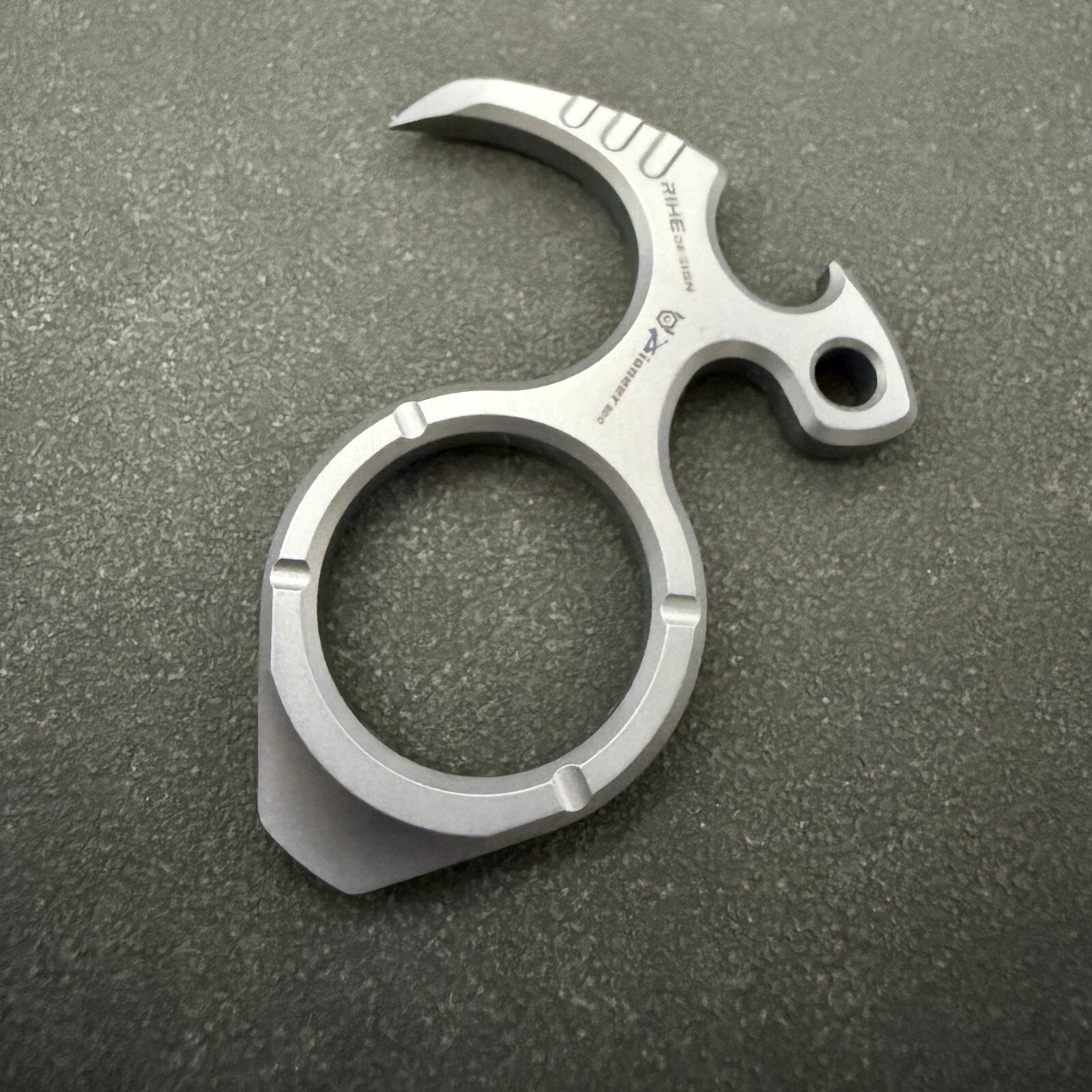 RIHE Design TC4 TITANIUM PRY Bar TOOL Sickle EDC Bottle Opener