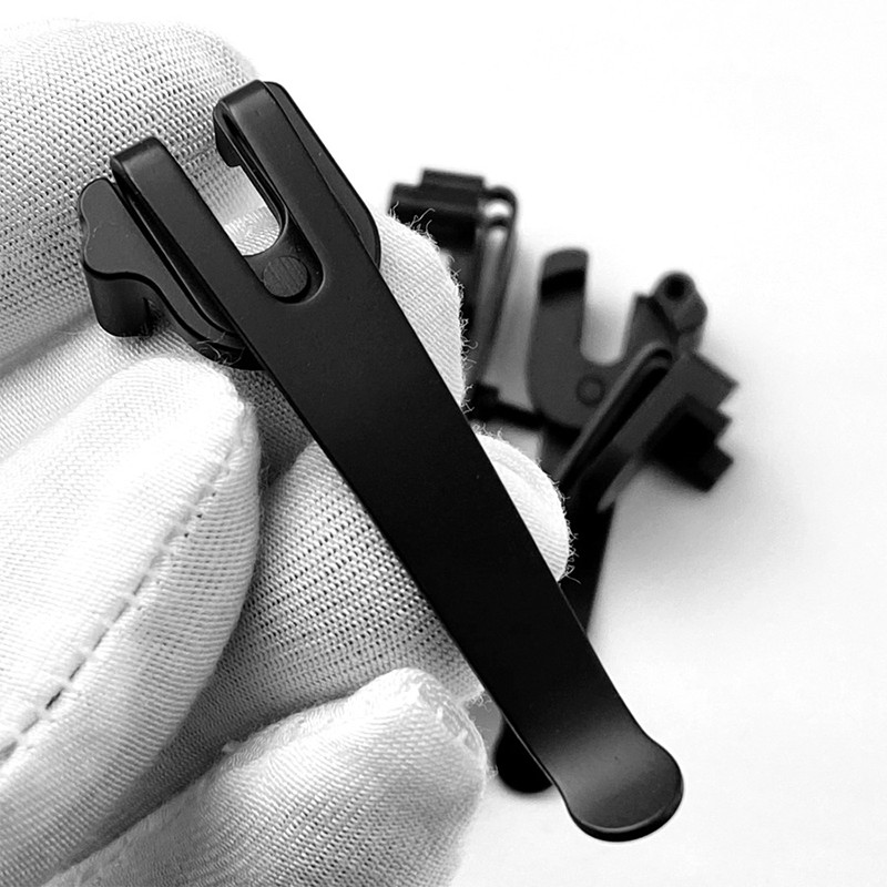 1PC Stainless Steel Deep Carry Pocket Clip for Victorinox 91mm Swiss Army.