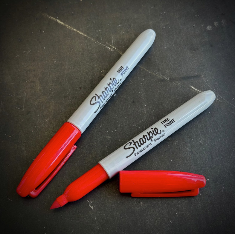 Marlin Spike – Black G10 Sharpie Pen – EDC Tool – Paracord Knot Tool
