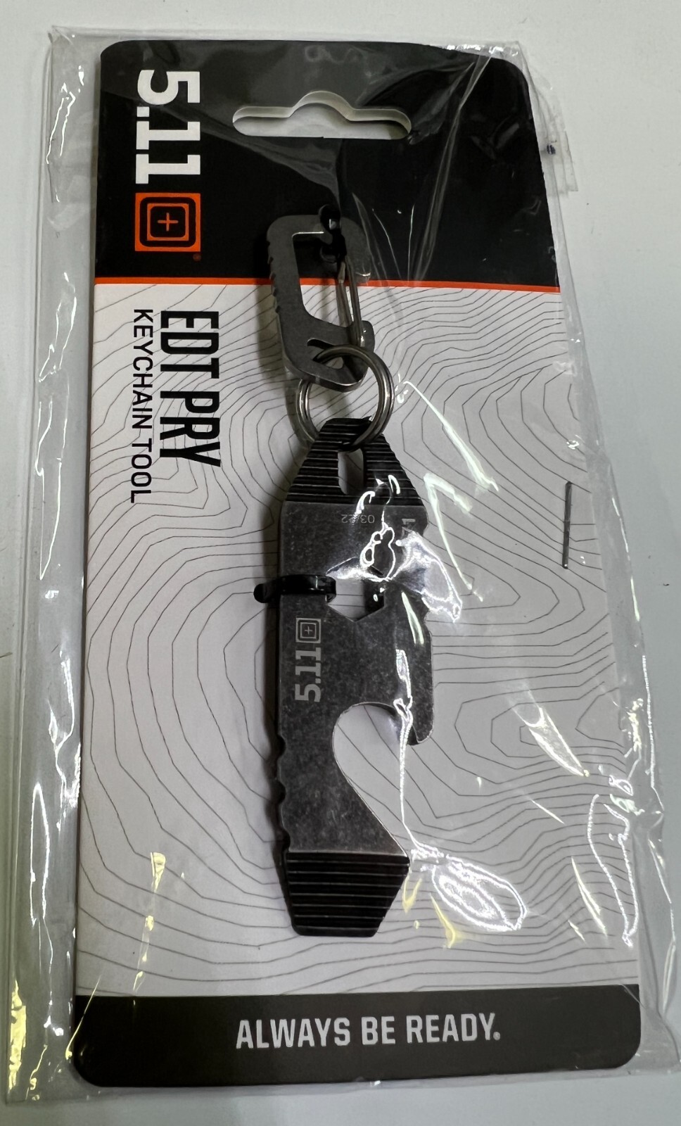 5.11 Tactical EDT PRY EDC Multi Tool with Carabiner Keychain Gunmetal Grey 56671
