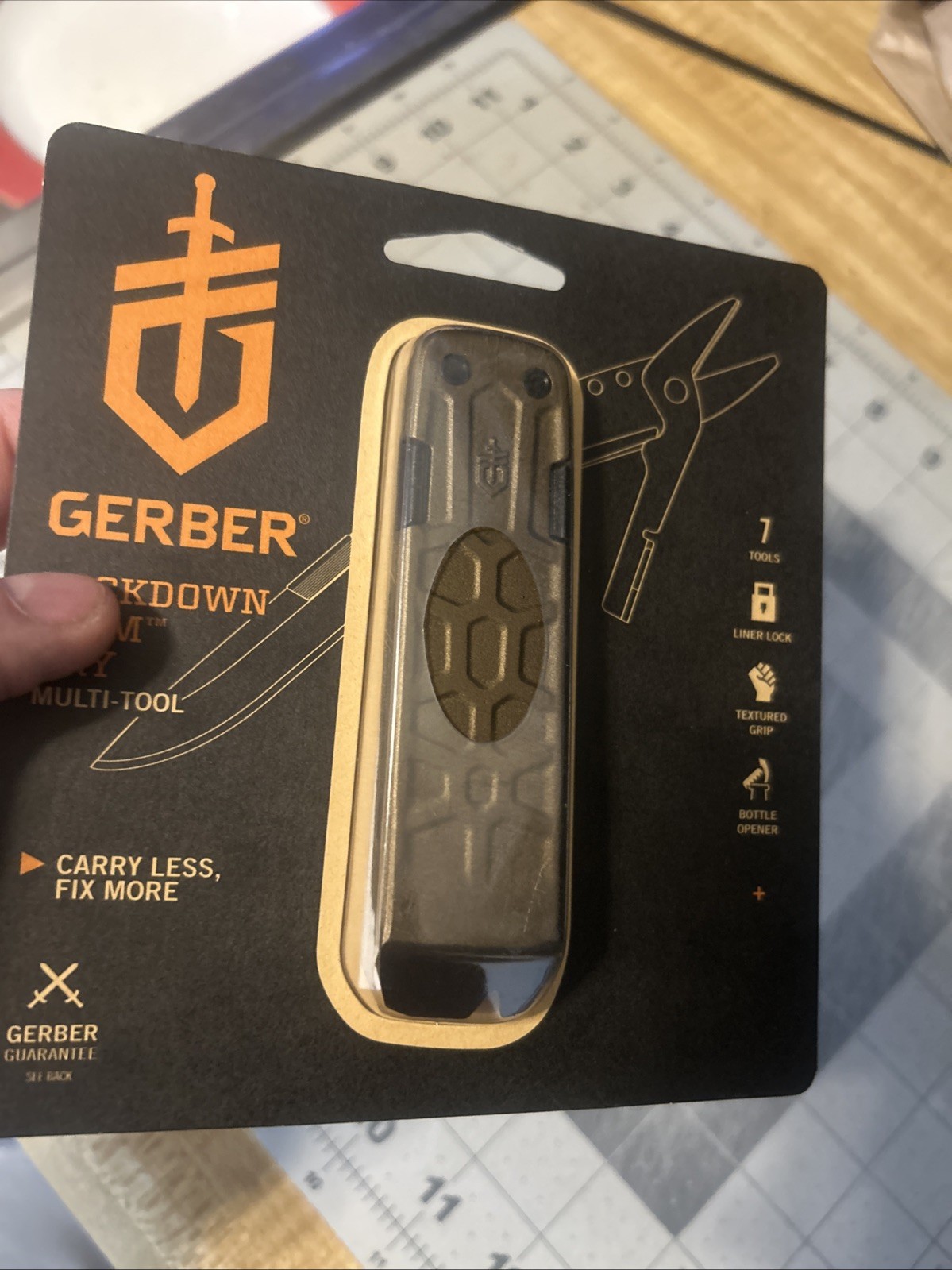 Gerber Lockdown Pry Multi-Tool Stainless Steel Handles EDC Made USA SHIPS FREE