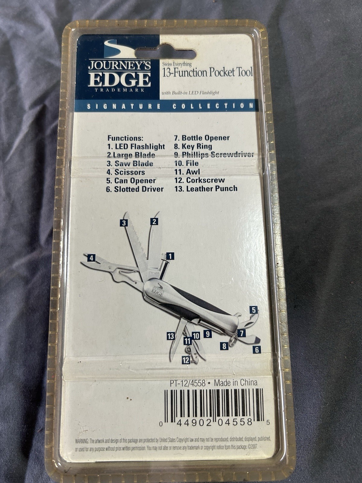 Journey’s Edge Pocket Tool/Swiss Everything 13 Function Tool/All in one