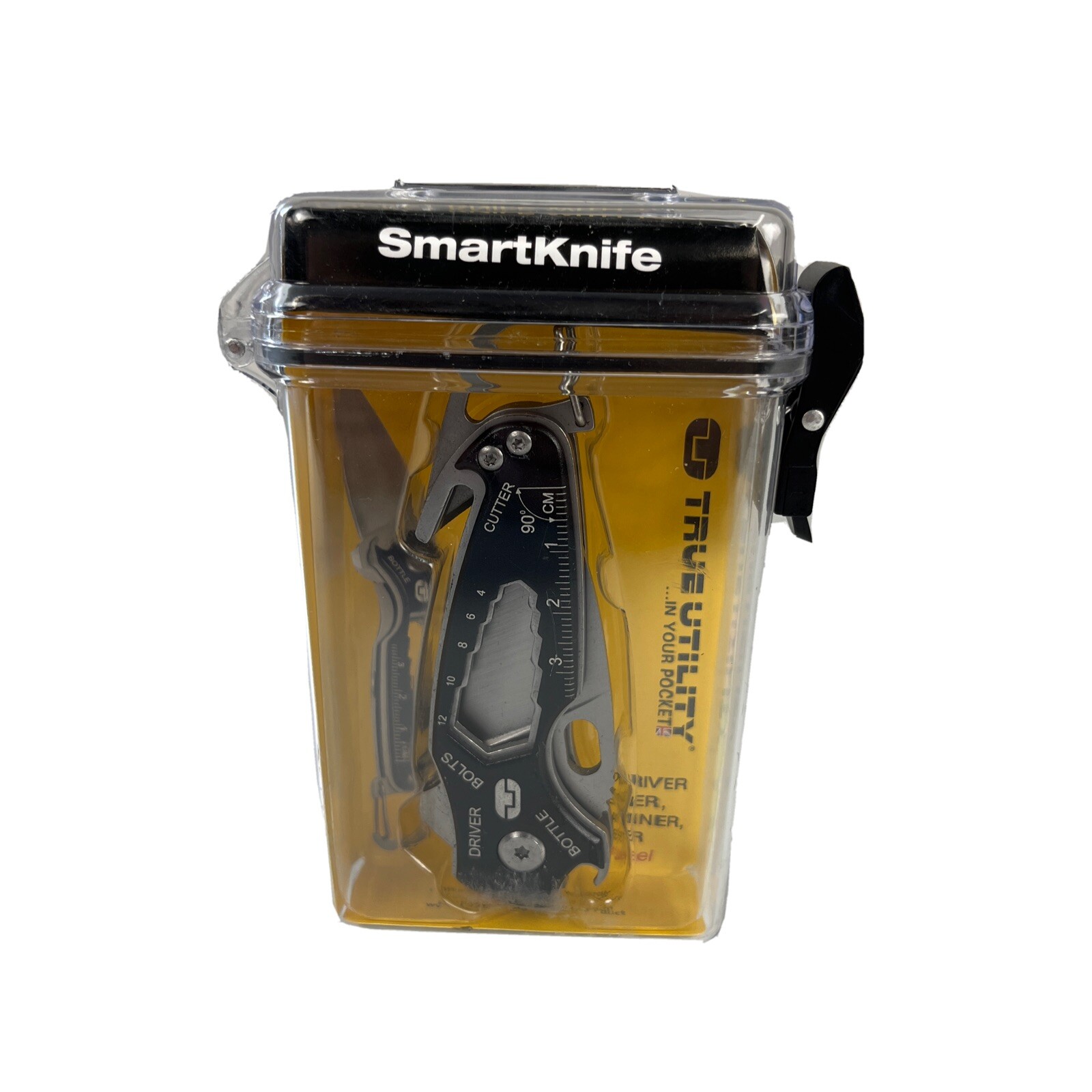TRUE UTILITY SMART POCKET KNIFE 11-in-1 MULTI TOOL W/ WEATHERPROOF CASE CLIP NEW