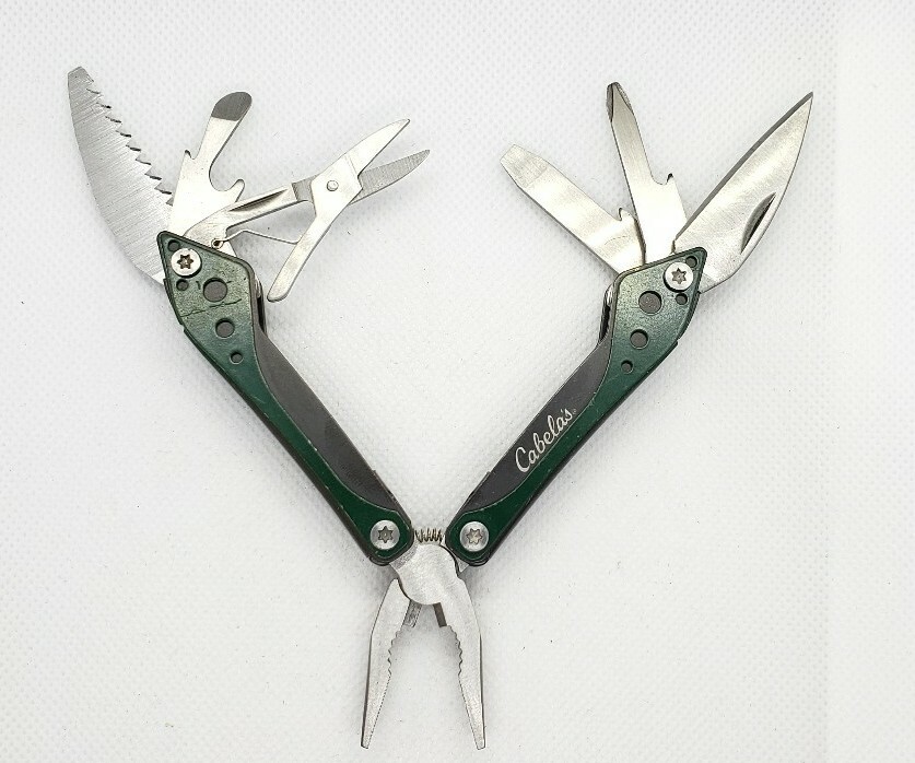 Cabelas Small Multi-Tool /Green, Orange, Purple, Silver, Red, Teal, Black, Pink