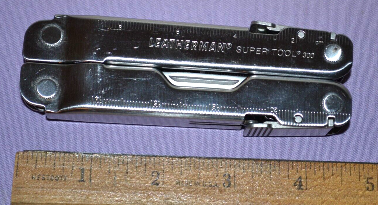 OEM Leatherman Super Tool 300 Multi-Tool Knife, Pliers, Other Tools – Great Cond