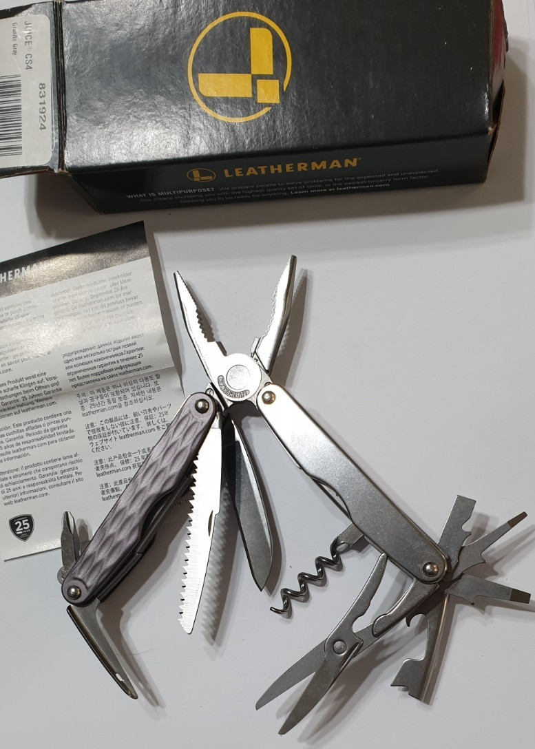 🔥🔥🔥 Leatherman Juice CS4 Gray Rare Retired Multi Tool Collectable New In Box