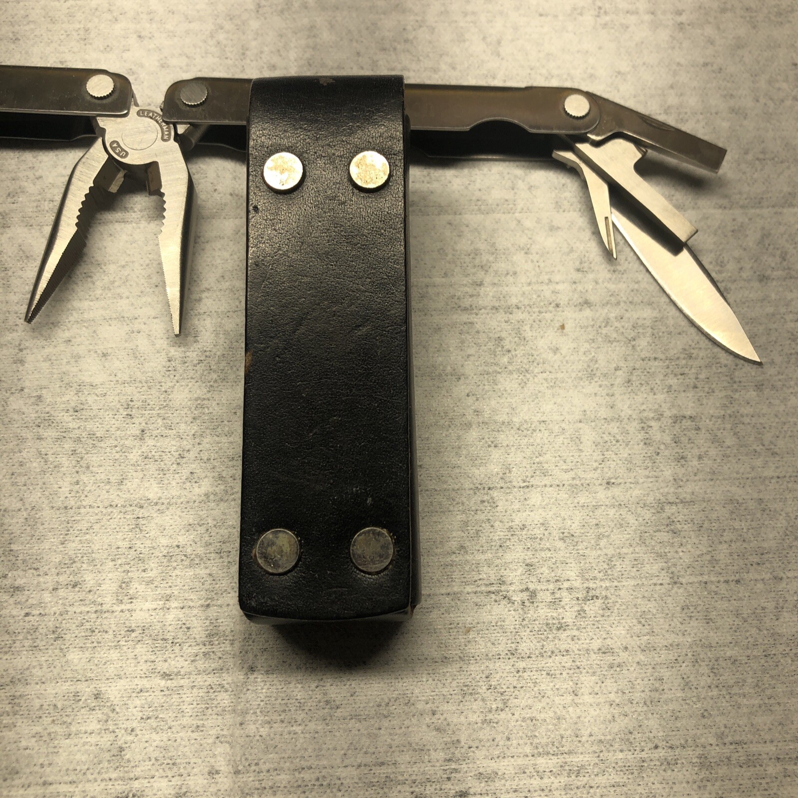 Vintage Original Leatherman Multi Tool With Leather Sheath Portland Oregon 06/97