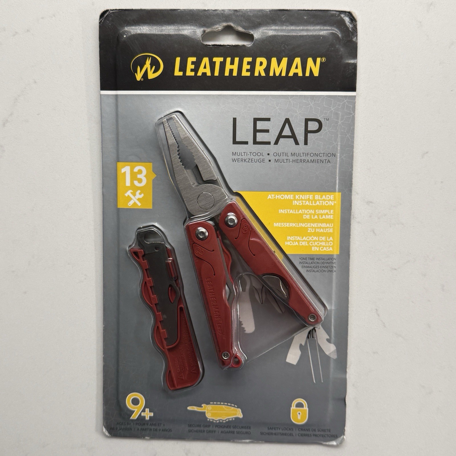 Leatherman Leap Red multitool. Sealed in blister. Discontinued