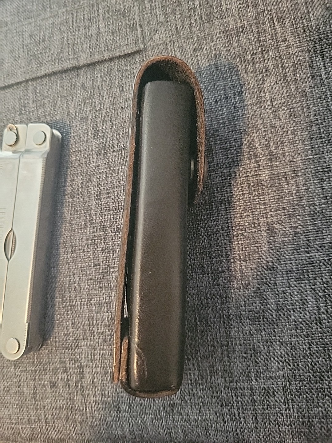 Vintage Original Leatherman Multi-Tool Portland OR TM 1325473 w/ Leather Sheath