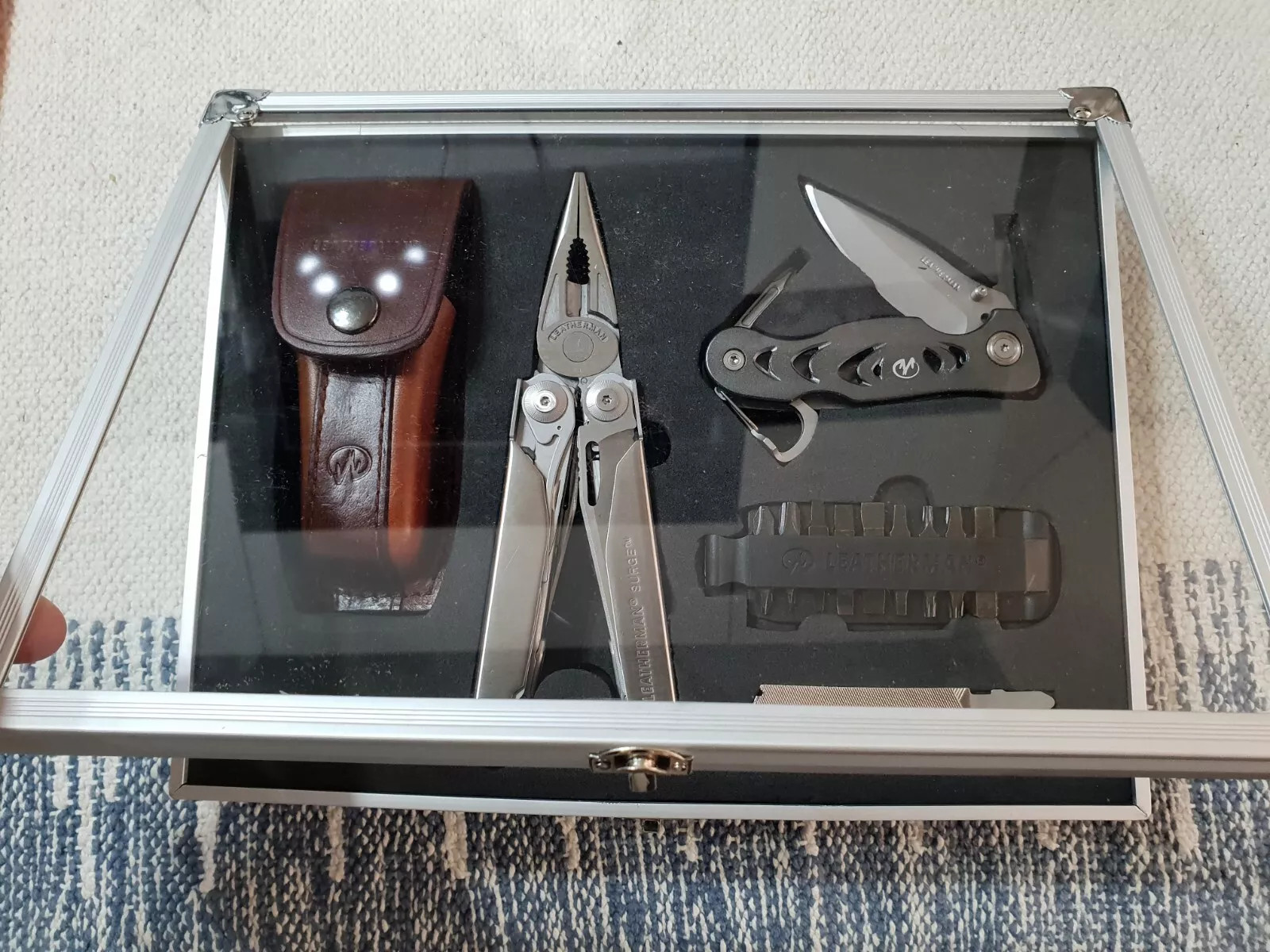 🔥 Leatherman Surge Gen 1 + C308 Knife Leather Premium Sheath New Collectors Set